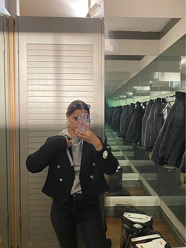 Kısa blazer ceket