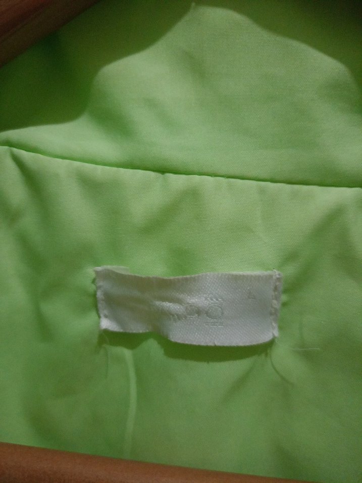 Kadın Yeşil Midi Fermuarlı yağmurluk - Görsel 4