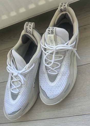Lacoste Lacoste Beyaz Bağcıklı erkek Spor Ayakkabı