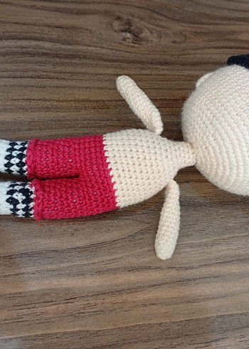 Barbie Renkli Örgü El Yapımı Bebek