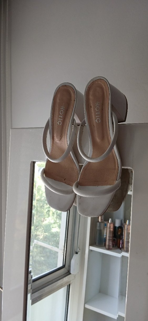 Hotiç 38 kalın topuk deri terlik - Görsel 4