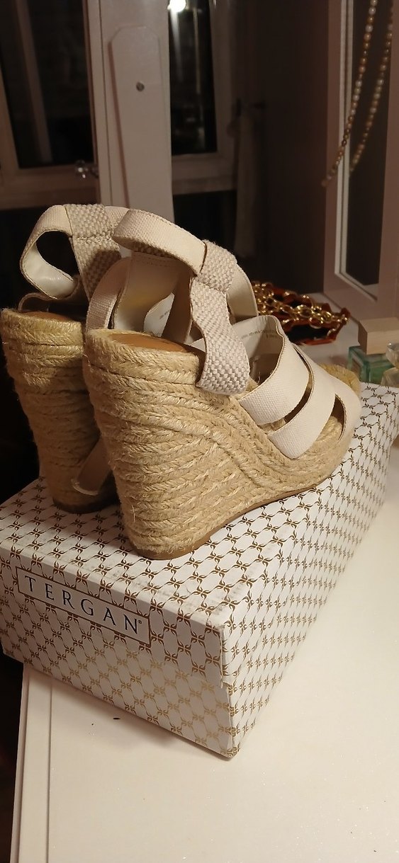 H&M hasır bantlı ayakkabı - Görsel 4