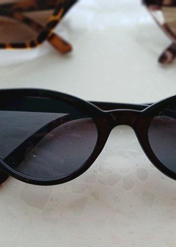 Kadın Kahverengi Retro Cat Eye Gözlük - Görsel 11