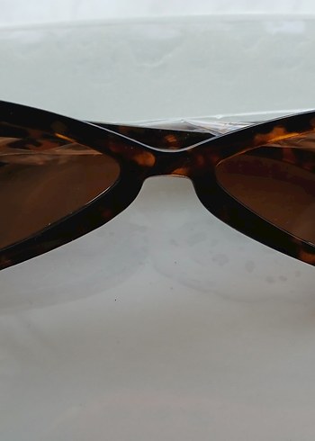 Kadın Kahverengi Retro Cat Eye Gözlük - Görsel 12