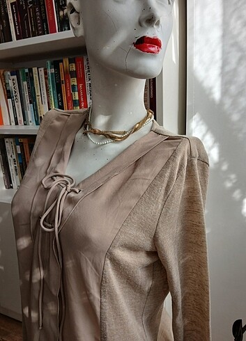 İpekyol krem rengi tertemiz bluz. - Görsel 2