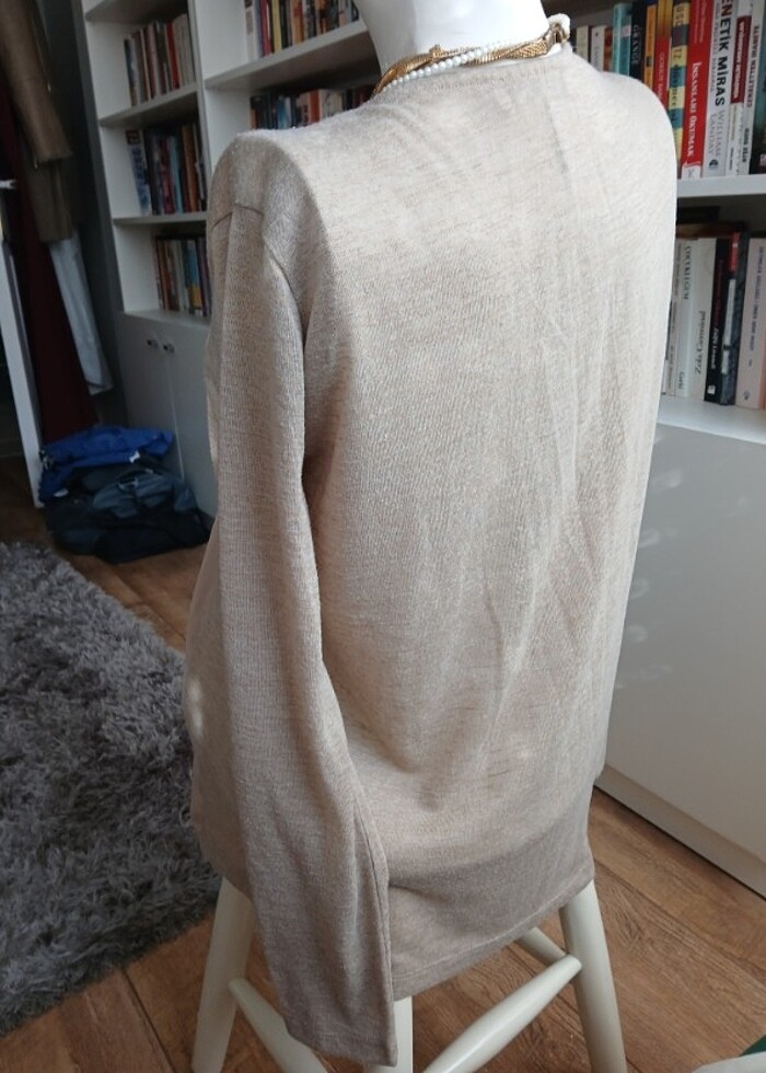 İpekyol krem rengi tertemiz bluz. - Görsel 3