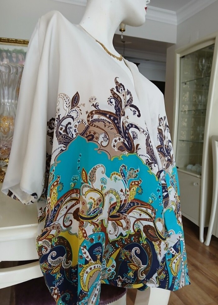 Spazio yarım kol bluz - Görsel 4