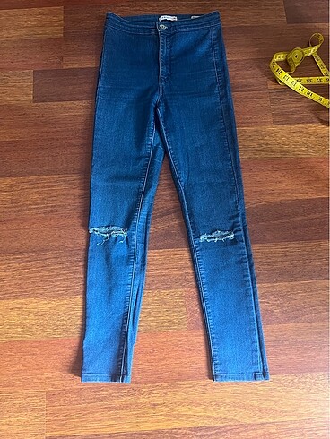 Zara slim fit yüksek bel jean