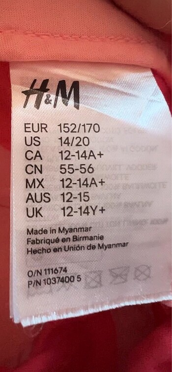 H&M H&M kız çocuk şapkası