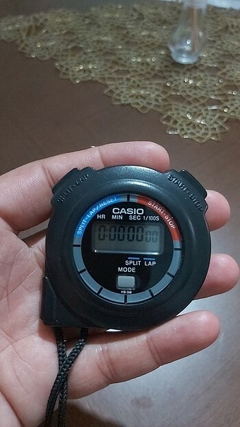 Beden siyah Renk Casio kronometre