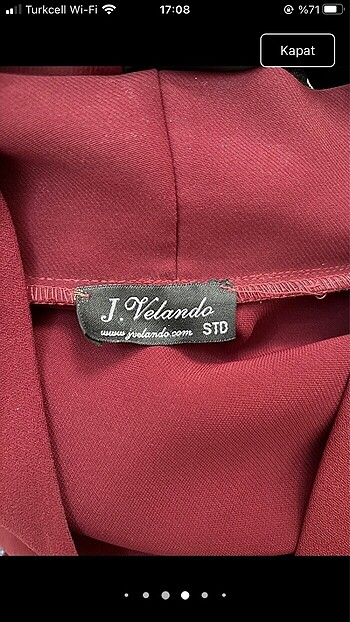 diğer Beden bordo Renk Bordo abaya