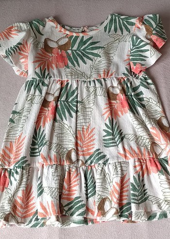 Kız Çocuk 3-4 Yaş Renkli Nakışlı Elbiseler - Görsel 5