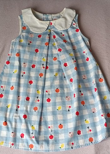 Kız Çocuk 3-4 Yaş Renkli Nakışlı Elbiseler - Görsel 2