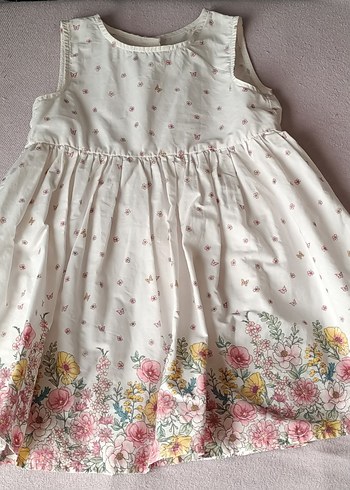 Kız Çocuk 3-4 Yaş Renkli Nakışlı Elbiseler - Görsel 3