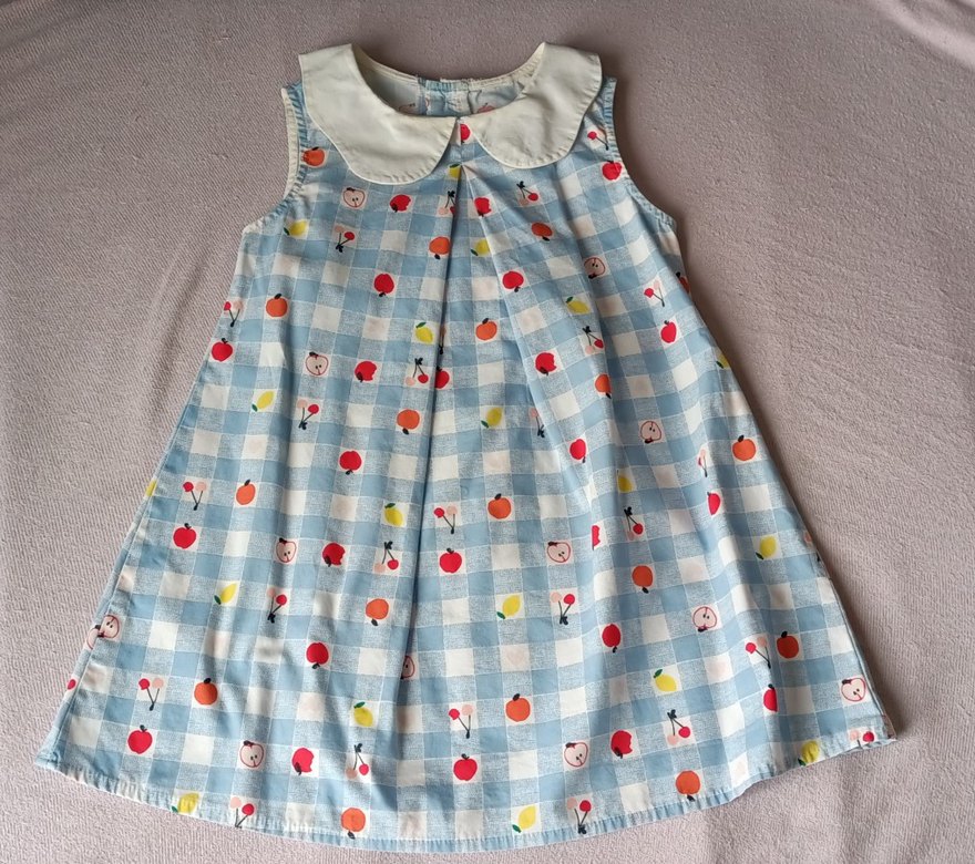 Kız Çocuk 3-4 Yaş Renkli Nakışlı Elbiseler - Görsel 2