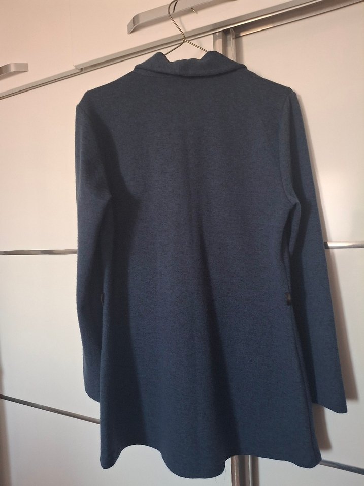 Gri  Düğmeli Kadın Blazer Ceket - Görsel 2