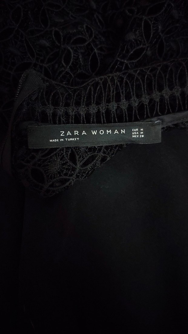 V Yaka Siyah Gotik Midi Elbise - Görsel 3