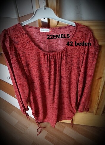 Uzun kollu 42 beden bluz