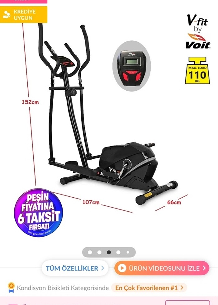 Eliptik bisiklet - Görsel 3