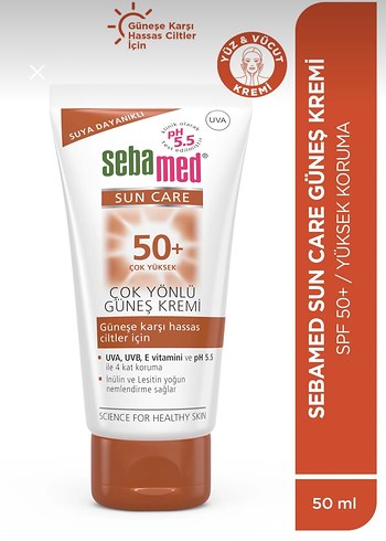 Sebamed SPF 50+ Çok Yönlü Güneş Kremi - Görsel 2