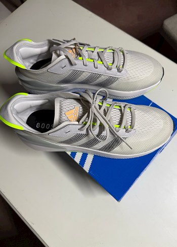 Adidas Erkek Gri Beyaz Spor Ayakkabı // Adidas avryn 44 numara - Görsel 6