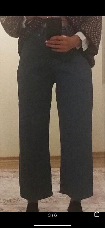 Wide leg kot pantolon