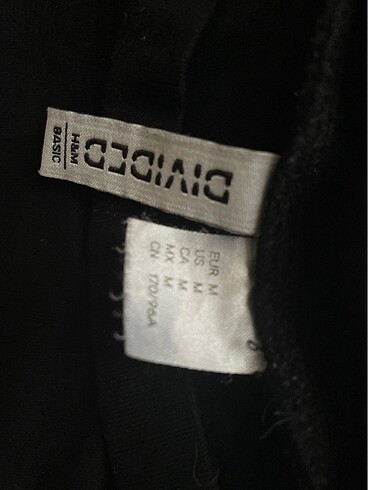 H&M basic siyah tişört