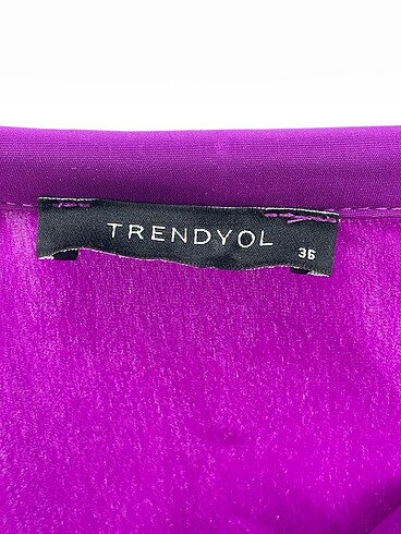 36 Beden mor Renk Trendyol & Milla Kısa Elbise %70 İndirimli.