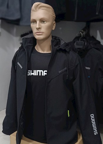 SU RÜZGAR GEÇİRMEZ SHIMANO BASKILI MONT - Görsel 2