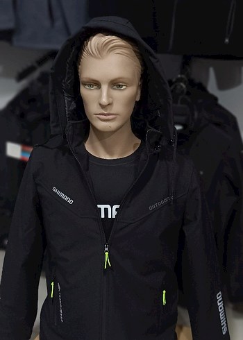 SU RÜZGAR GEÇİRMEZ SHIMANO BASKILI MONT - Görsel 4