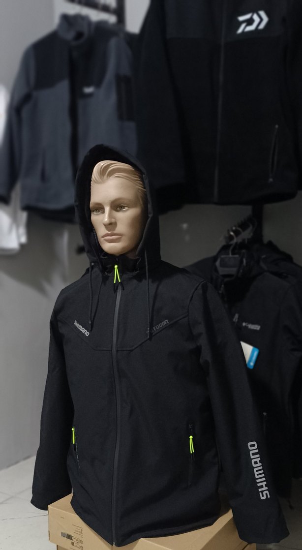 Erkek Siyah Fermuarlı Kayak Montu - Görsel 4