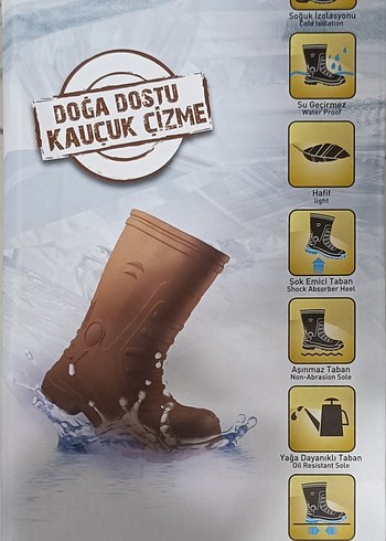 Kamuflaj Detaylı Kahverengi Erkek Outdoor Çizmeleri - Görsel 4