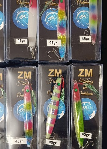 Çok Renkli 35 45 50 60 70 gr jigler - Görsel 5