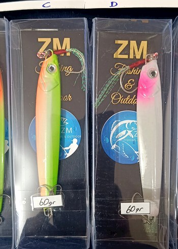 Çok Renkli 35 45 50 60 70 gr jigler - Görsel 7