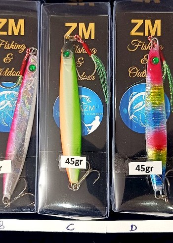 Çok Renkli 35 45 50 60 70 gr jigler - Görsel 6