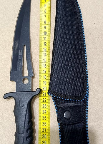 Columbia Siyah Saplı Siyah Bıçak ve Kılıf - Görsel 2