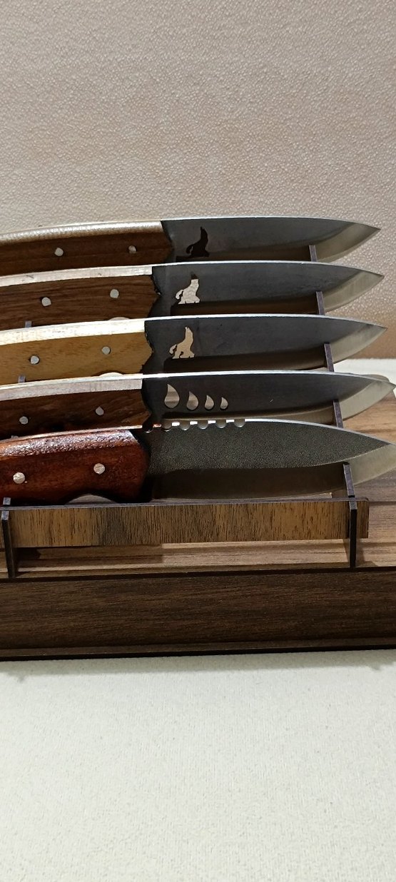 Ahşap Saplı Çelik Bıçak - Görsel 2