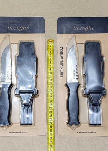 Lazoglu Sert Kılıflı Av Bıçağı Siyah - Görsel 2