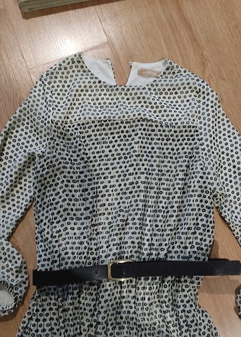 piliseli kısa elbise - Görsel 4