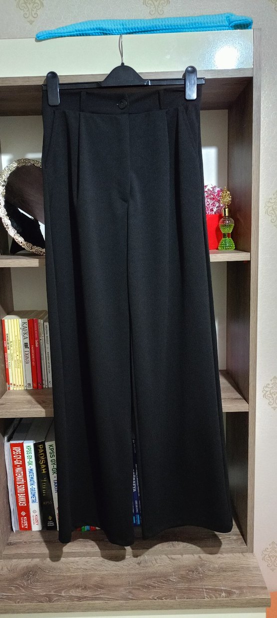 Palazzo Pantolon Oversize Orjinalin Kesim - Görsel 3