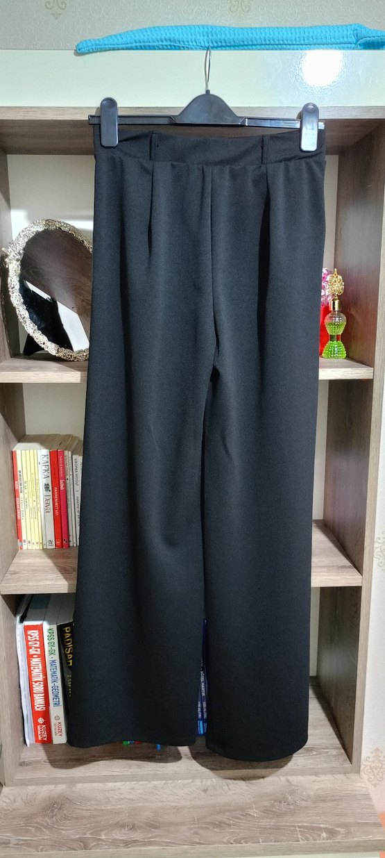 Palazzo Pantolon Oversize Orjinalin Kesim - Görsel 4