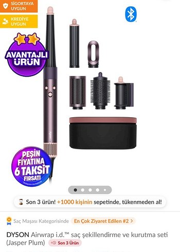 Dyson Airwrap i.d. Saç Şekillendirme ve Kurutma Seti