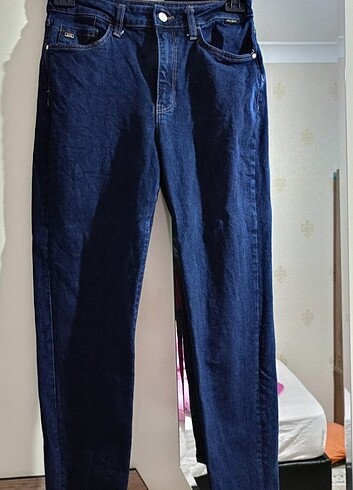 Mavi Mom Jean - Görsel 4