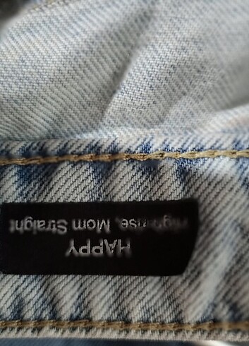 Mavi Yırtık Detaylı Mom Jean - Görsel 6