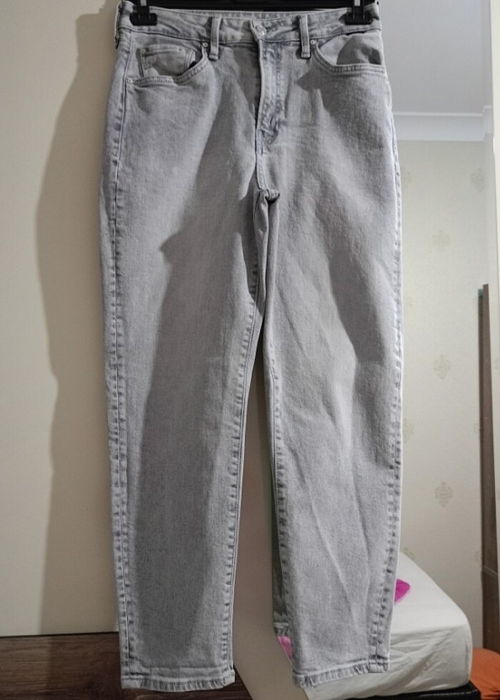 Mavi Gri Mom Jean  - Görsel 3