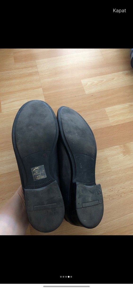 Erkek Siyah Deri Püsküllü Klasik Ayakkabı — görsel 4/5