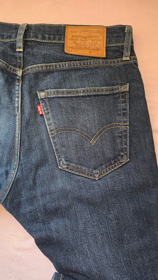 Levis Koyu Mavi Denim Jean — görsel 3/6