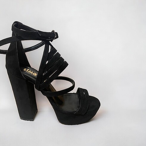 38 Beden siyah Renk Platform Topuklu Ayakkabı