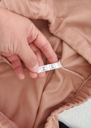44 Beden Kadın Camel Kumaş Pantolon -İspanyol paça