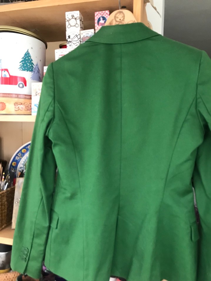 Yeşil Düğmeli Kadın Blazer Ceket - Görsel 3